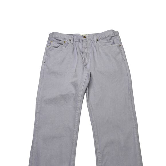 Sid Mashburn Straight Leg Jeans 34x30 Purple Denim 5 Pocket - Picture 2 of 11